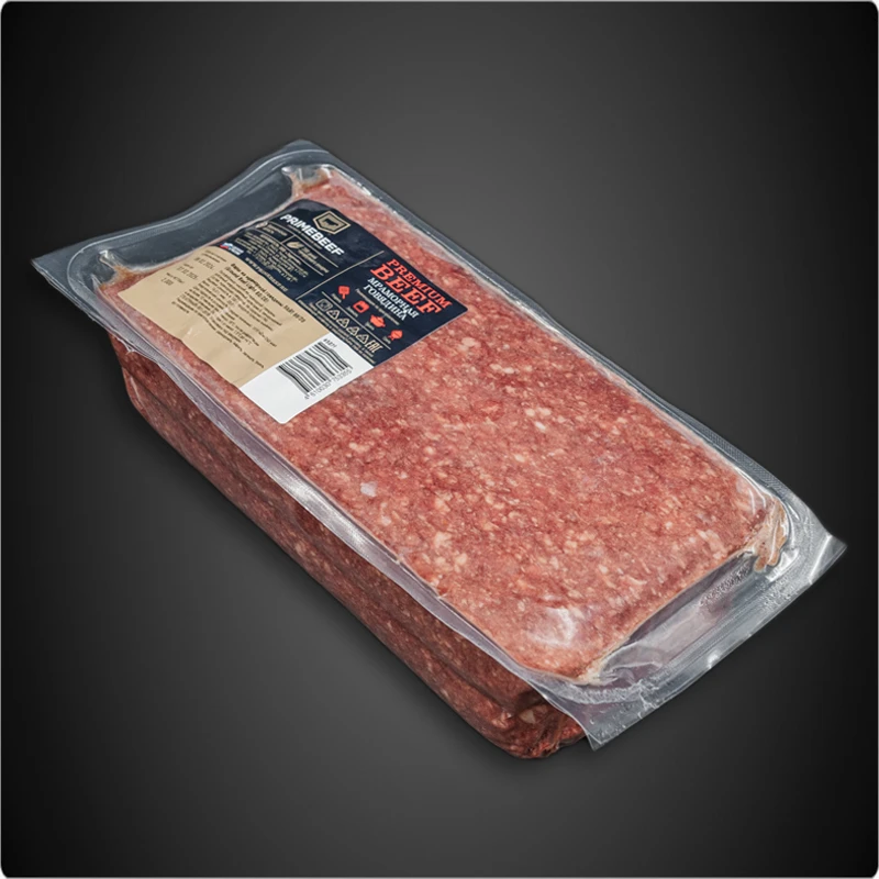Замороженный фарш Праймбиф | Minced meat | Кукурузный откорм 180 дней | Купить замороженный  фарш из мраморной говядины с доставкой по Москве.